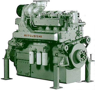 Mitsubishi on Frontier Power Products   Mitsubishi Marine Diesel Engines